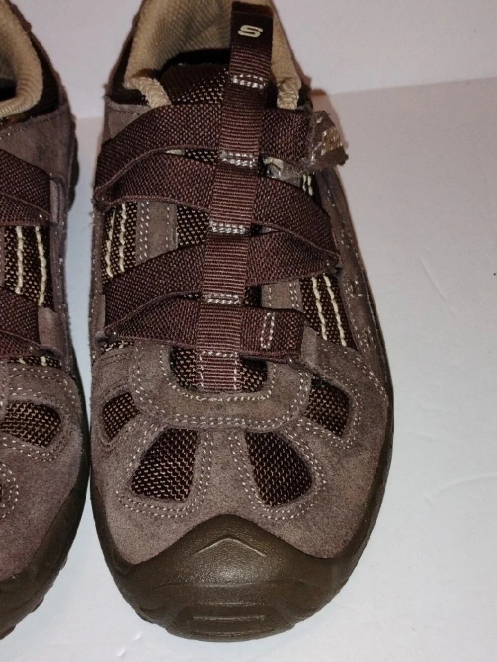 P-036 Skechers Women's Brown and Tan with Intuition Strap